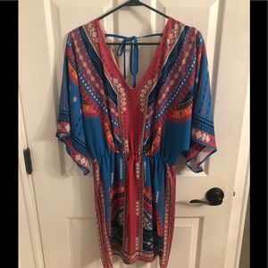 Boho Kimono Sleeve Dress from Evereve